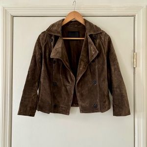 All Saints Suede Deebee Blazer— US Size 2